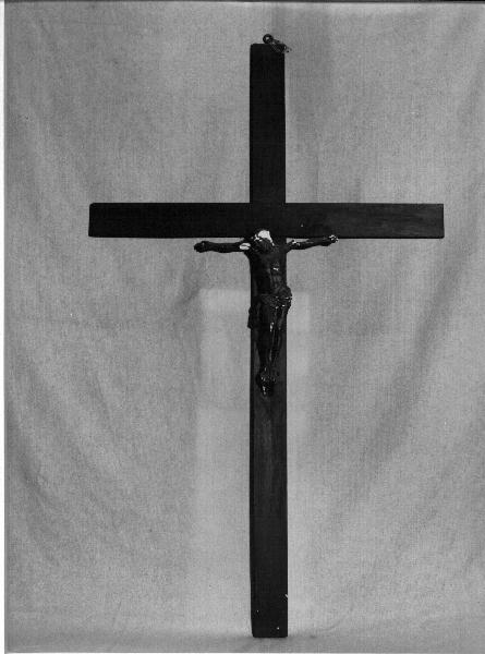 CRISTO CROCIFISSO (crocifisso, opera isolata) - PRODUZIONE LIGURE (secc. XVIII/ XIX)