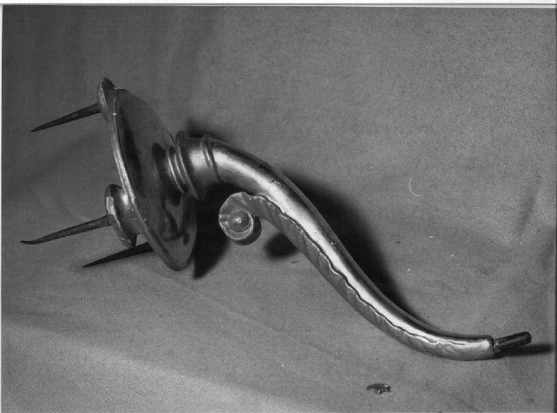 candeliere da parete, serie - bottega ligure (primo quarto sec. XIX)