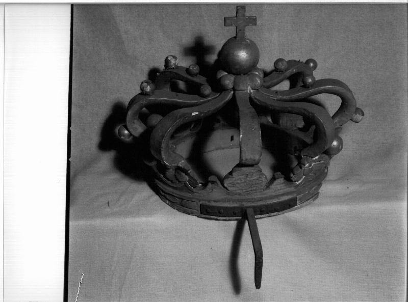 corona, opera isolata - bottega ligure (seconda metà sec. XIX)