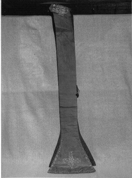 stola, opera isolata - manifattura ligure (fine/inizio secc. XIX/ XX)