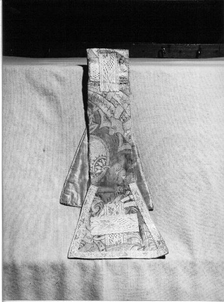 manipolo, opera isolata - manifattura ligure (fine/inizio secc. XVIII/ XIX)