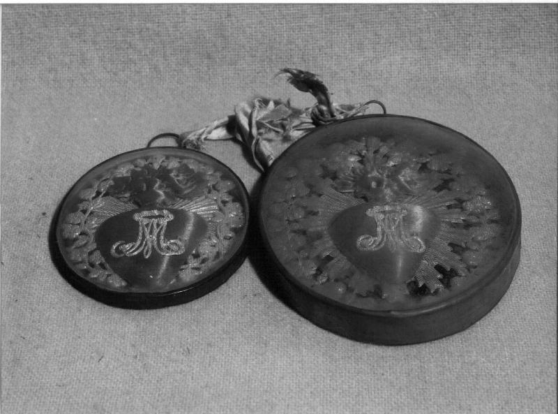 ex voto, coppia - manifattura ligure (prima metà sec. XX)