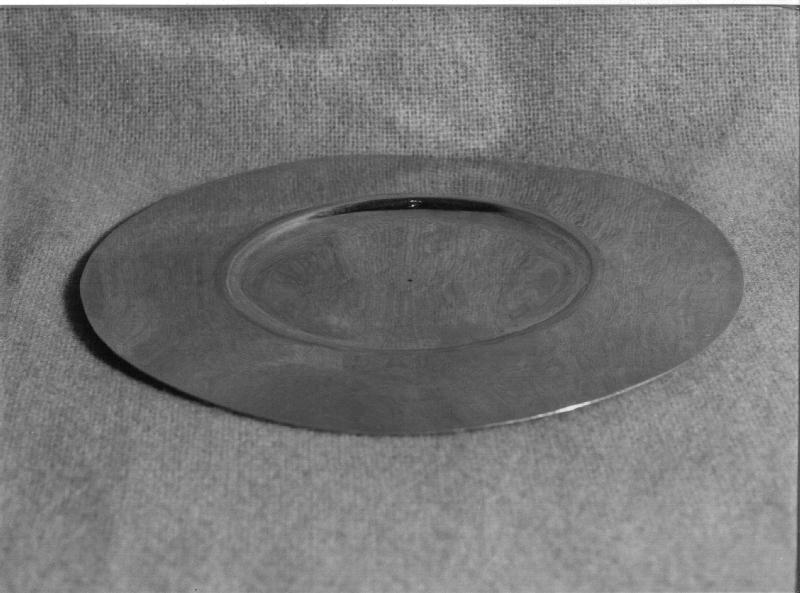 patena, elemento d'insieme - bottega romana (secc. XVIII/ XIX)