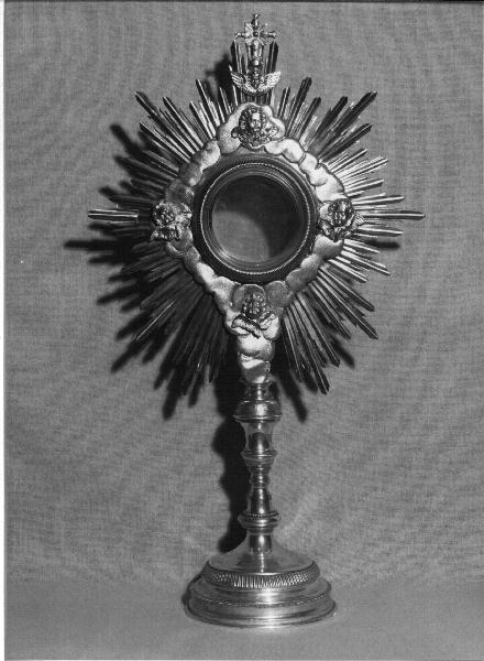 cherubini (ostensorio) - PRODUZIONE LIGURE (secc. XIX/ XX)