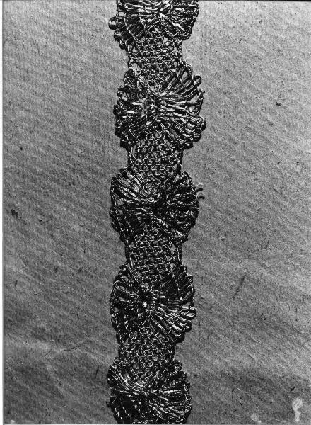 gallone, opera isolata - manifattura ligure (secc. XVIII/ XIX)