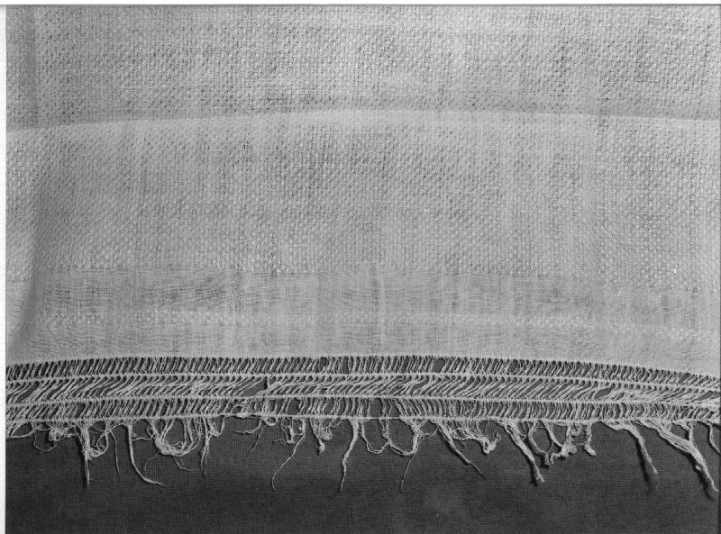 asciugamano, opera isolata - manifattura ligure (seconda metà sec. XIX)