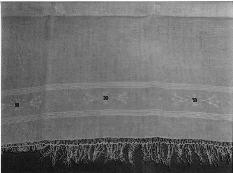 asciugamano, opera isolata - manifattura ligure (seconda metà sec. XIX)