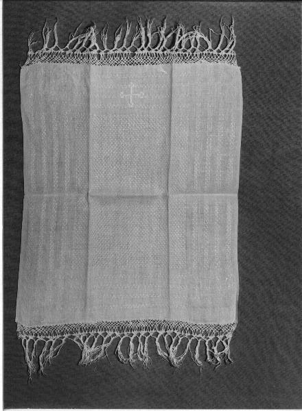 MANUTERGIO, opera isolata - manifattura ligure (sec. XIX)