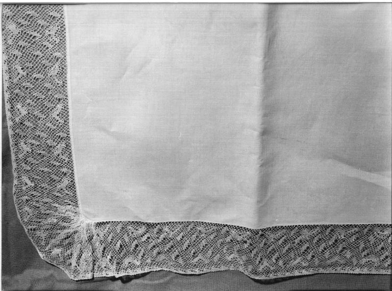 tovaglia d'altare, opera isolata - manifattura ligure (prima metà sec. XIX)