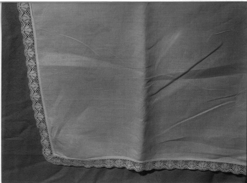 tovaglia d'altare, opera isolata - manifattura ligure (secc. XIX/ XX)