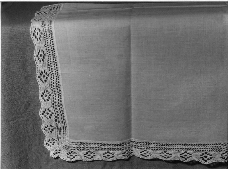 tovaglia da comunione, coppia - manifattura ligure (fine sec. XIX)