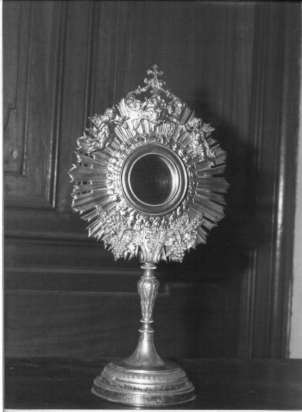 ostensorio, opera isolata - PRODUZIONE LIGURE (secc. XIX/ XX)