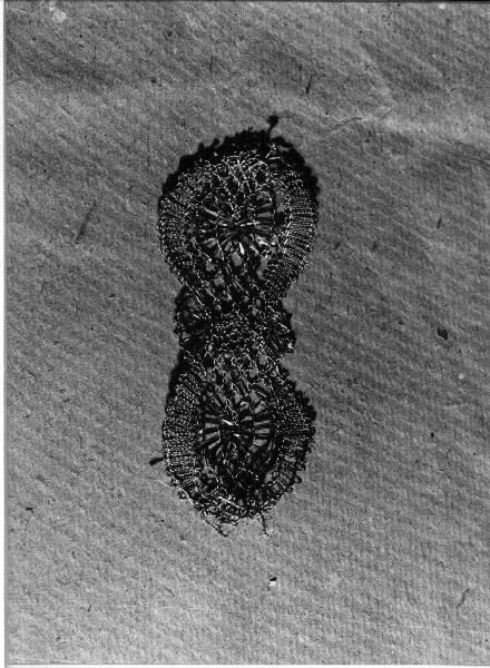 gallone, frammento - manifattura ligure (secc. XVIII/ XIX)