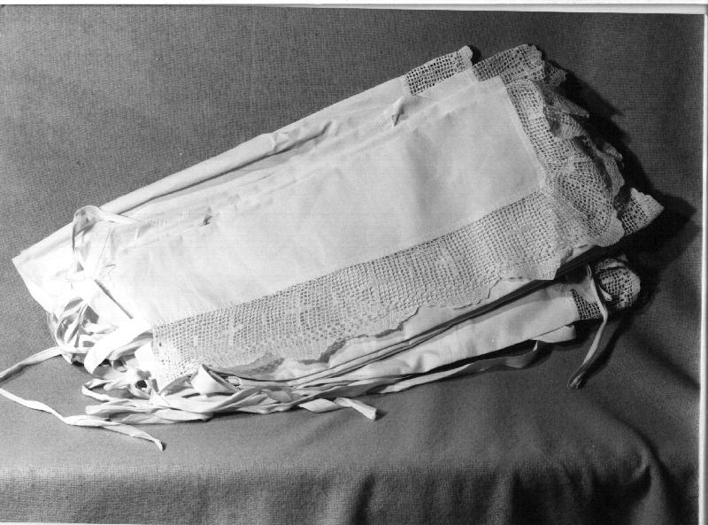 tovaglia da comunione, coppia - manifattura ligure (secc. XIX/ XX)