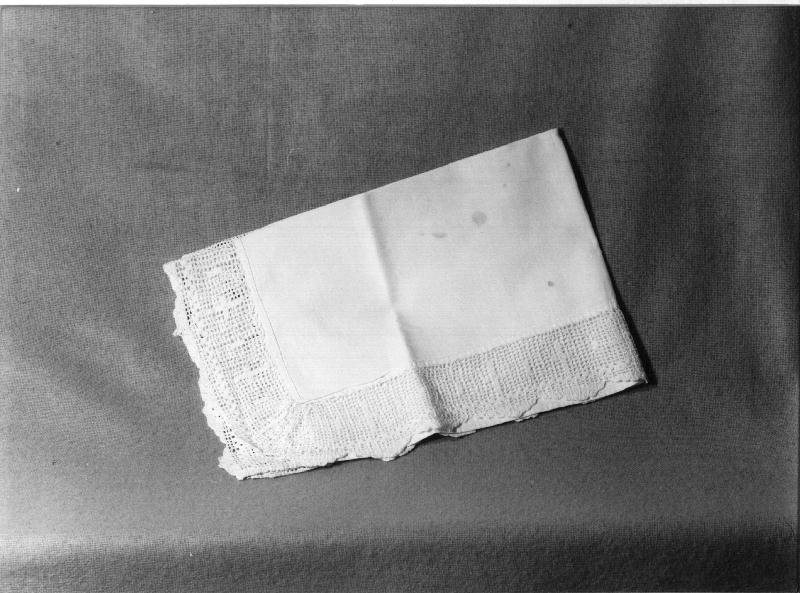 tovaglia da comunione, opera isolata - manifattura ligure (secc. XIX/ XX)