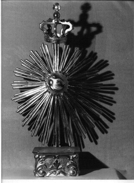 tronetto per esposizione eucaristica, opera isolata - bottega ligure (seconda metà sec. XIX)