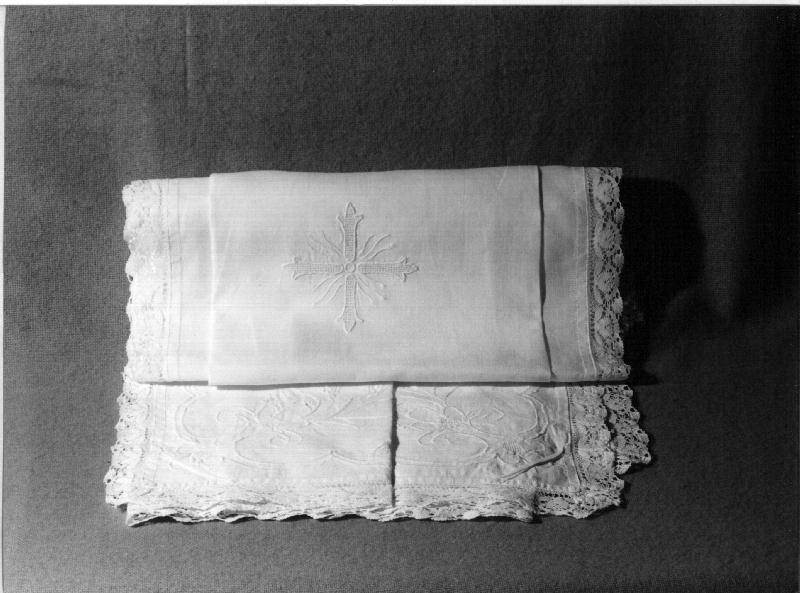 amitto, coppia - manifattura ligure (secc. XIX/ XX)