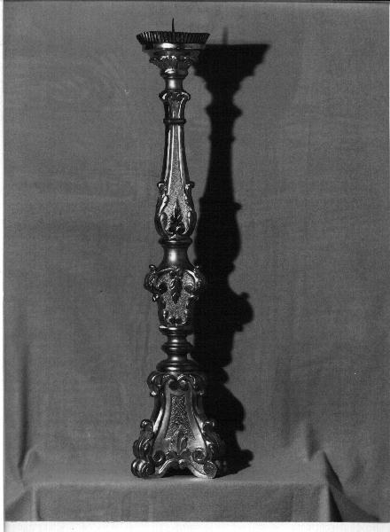 candelabro, serie - bottega ligure (metà sec. XIX)