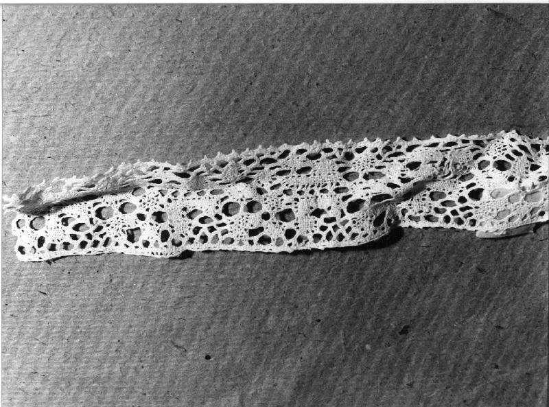 merletto, frammento - manifattura ligure (primo quarto sec. XIX)