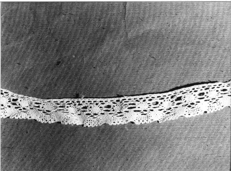 merletto, frammento - manifattura ligure (seconda metà sec. XIX)