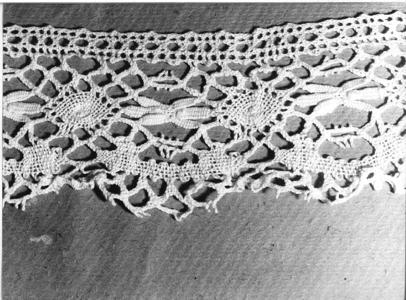 merletto, opera isolata - manifattura ligure (ultimo quarto sec. XIX)