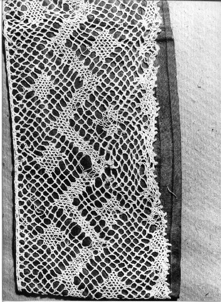 merletto, opera isolata - manifattura ligure (metà sec. XIX)