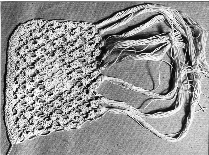 merletto, frammento - manifattura ligure (primo quarto sec. XX)