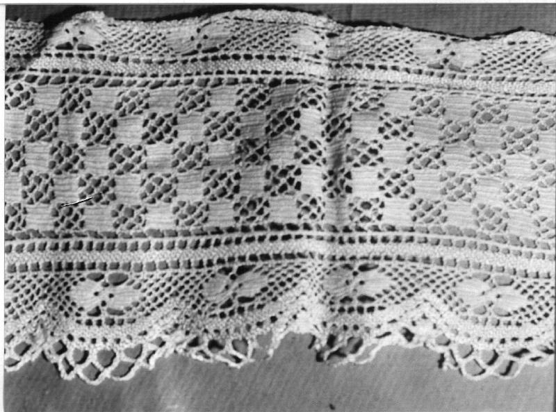 merletto, frammento - manifattura ligure (prima metà sec. XX)