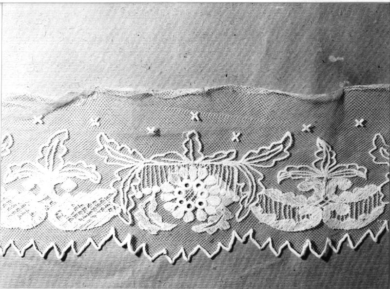 merletto, opera isolata - manifattura ligure (prima metà sec. XIX)
