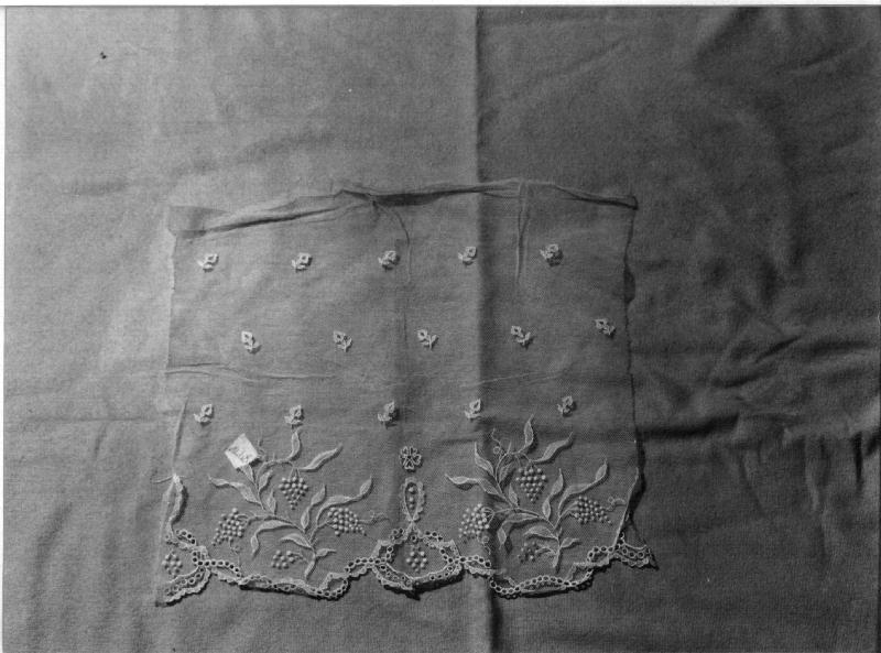 merletto, frammento - manifattura ligure (prima metà sec. XIX)