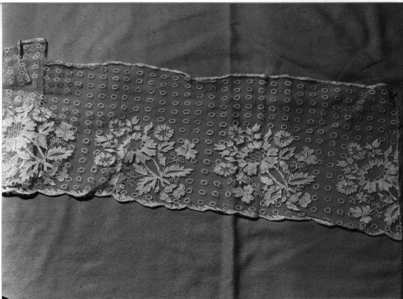merletto, frammento - manifattura ligure (prima metà sec. XIX)