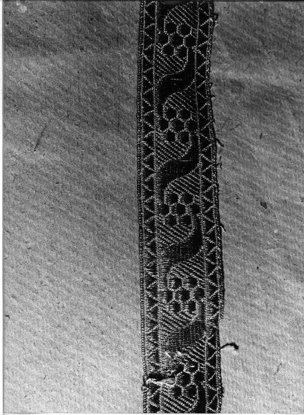 gallone, opera isolata - manifattura ligure (metà sec. XIX)