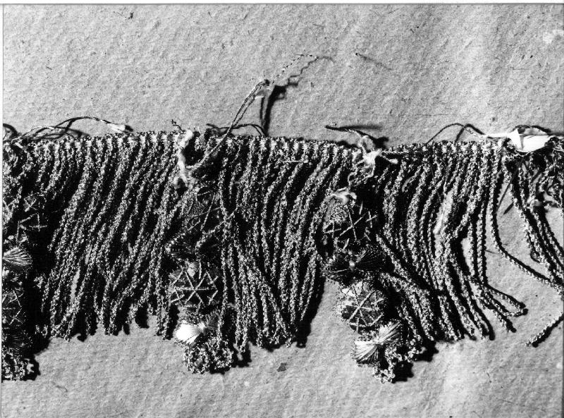 gallone, opera isolata - manifattura ligure (fine/inizio secc. XIX/ XX)