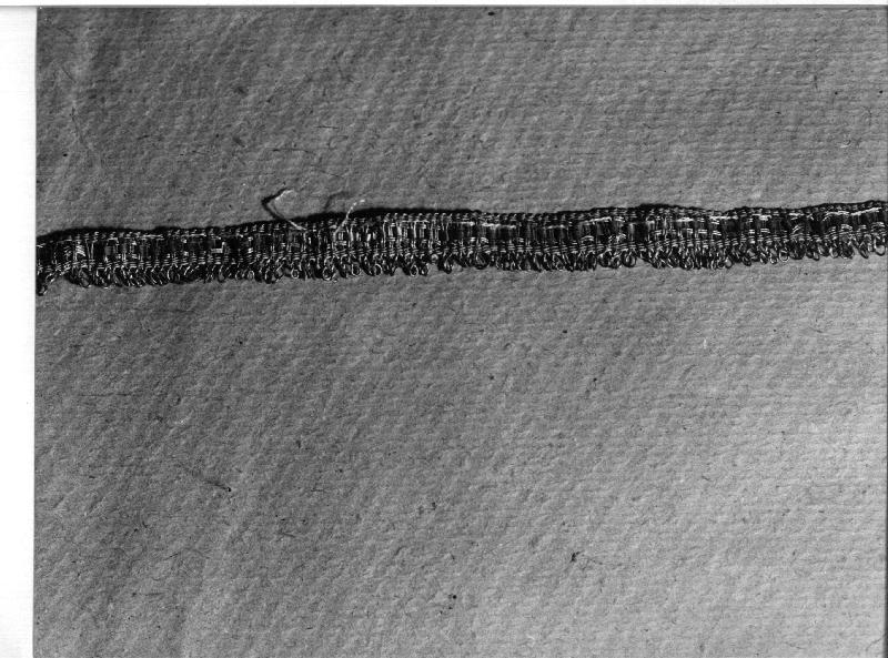 gallone, opera isolata - manifattura ligure (secondo quarto sec. XIX)