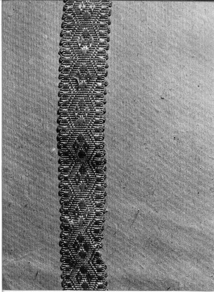 gallone, opera isolata - manifattura ligure (secc. XIX/ XX)