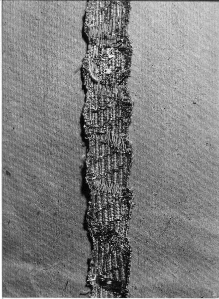 gallone, opera isolata - manifattura ligure (secc. XIX/ XX)