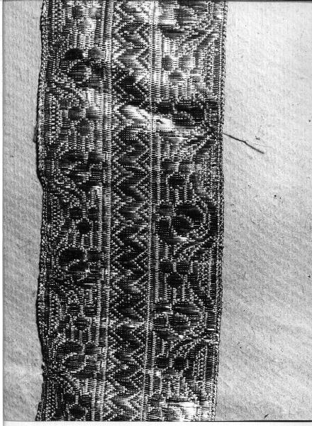 gallone, opera isolata - manifattura ligure (fine sec. XIX)