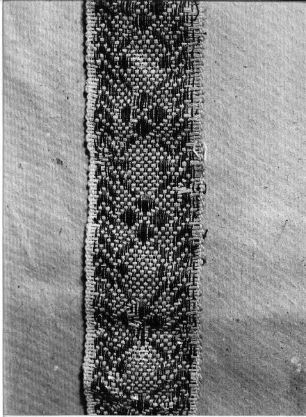 gallone, opera isolata - manifattura ligure (fine/inizio secc. XIX/ XX)