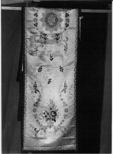 ostia raggiata/ motivi decorativi floreali (velo omerale, opera isolata) - manifattura ligure (metà sec. XVIII)