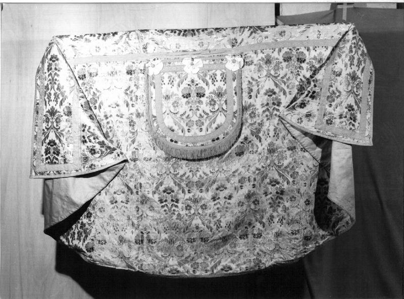 motivi decorativi vegetali (piviale, opera isolata) - manifattura ligure (secc. XIX/ XX)