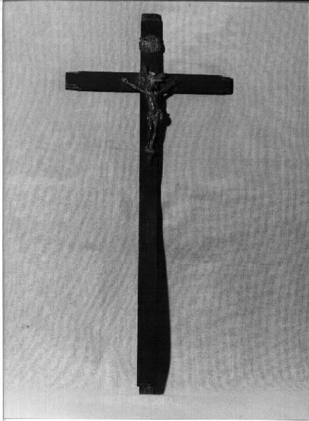 CRISTO CROCIFISSO (crocifisso, opera isolata) - PRODUZIONE LIGURE (metà sec. XIX)