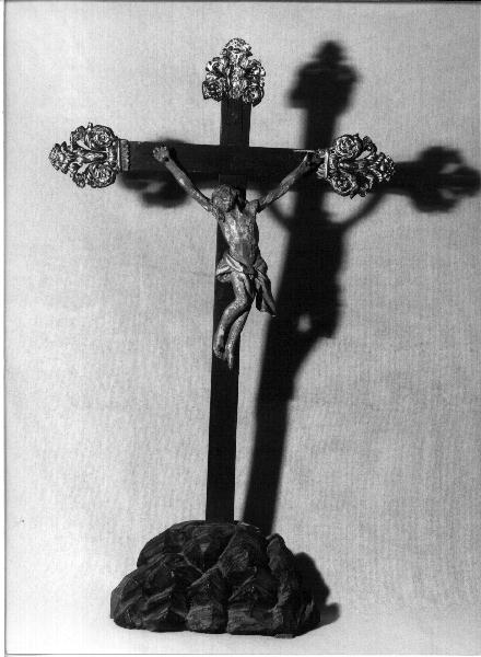 CRISTO CROCIFISSO (crocifisso, insieme) - bottega ligure (inizio sec. XIX)