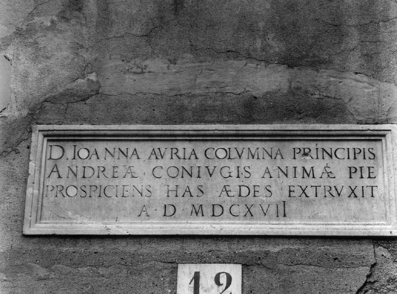 lapide, opera isolata - bottega genovese (sec. XVII)