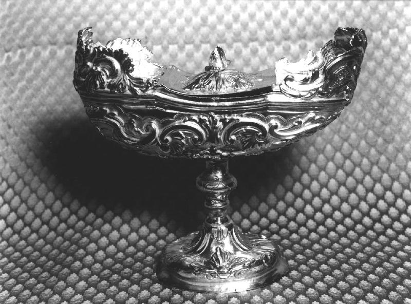 motivi decorativi vegetali (navicella portaincenso, opera isolata) - bottega genovese (metà sec. XVIII)