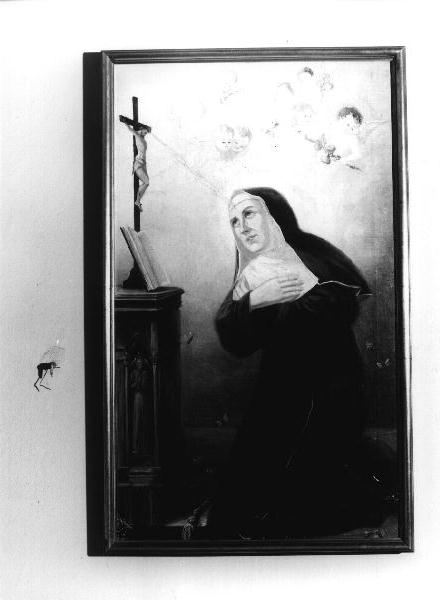 SANTA RITA DA CASCIA (dipinto, opera isolata) - ambito ligure (primo quarto sec. XX)