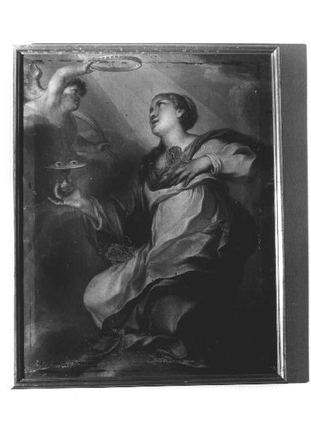 SANTA LUCIA (dipinto, opera isolata) di Tagliafichi Santino Fortunato (seconda metà sec. XVIII)