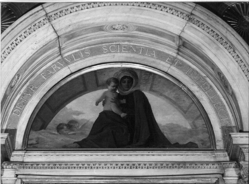 Madonna con Bambino (dipinto, elemento d'insieme) - ambito ligure (ultimo quarto sec. XIX)