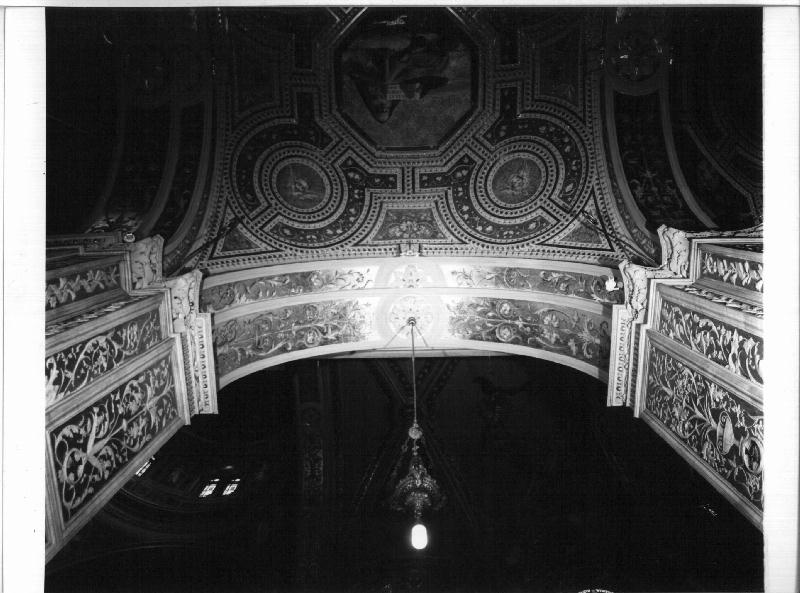 motivi decorativi a candelabra (dipinto, elemento d'insieme) - ambito ligure (ultimo quarto sec. XIX)