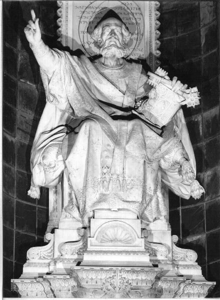 San Pietro (statua, elemento d'insieme) di Allegro Agostino (ultimo quarto sec. XIX)