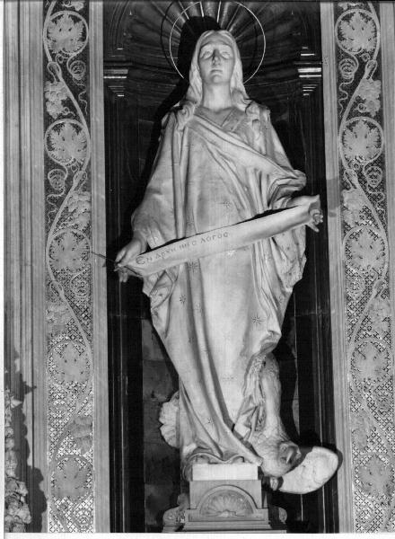 San Giovanni Evangelista (statua, elemento d'insieme) di Allegro Agostino (ultimo quarto sec. XIX)